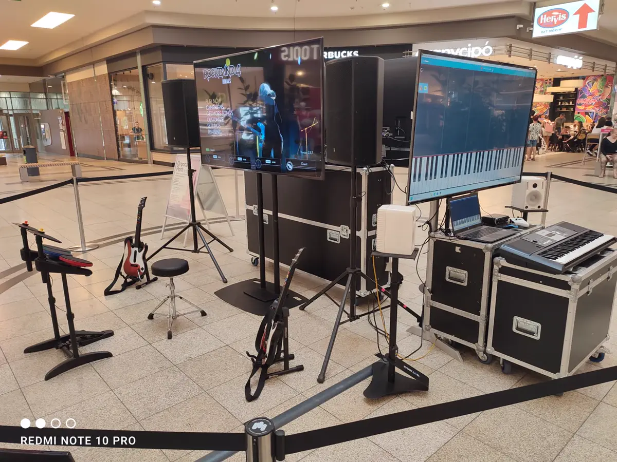 Gaming stand bevásárlóközpontban